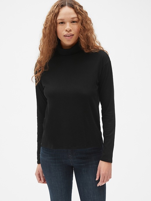 Image number 1 showing, Featherweight Turtleneck Top