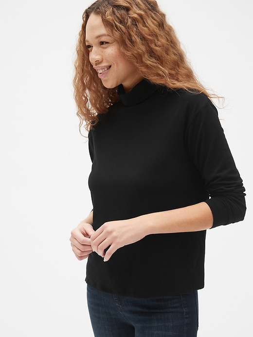 Image number 5 showing, Featherweight Turtleneck Top