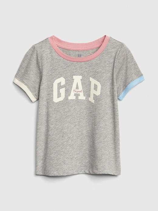 View large product image 1 of 1. Colorblock Gap Logo T-Shirt