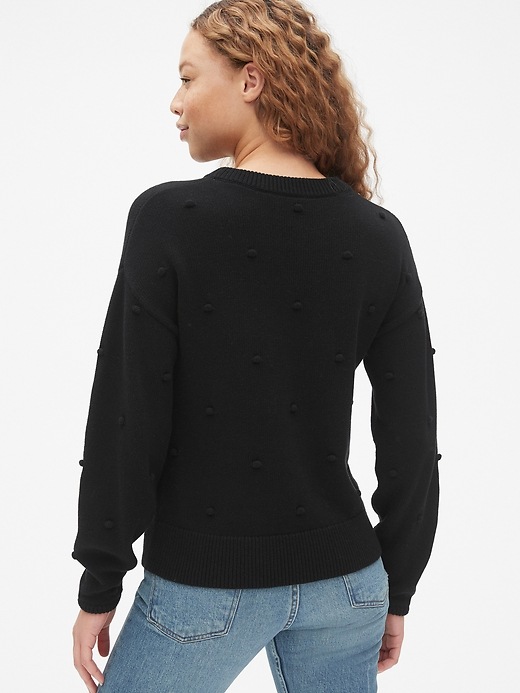 Image number 2 showing, Bobble Stitch Crewneck Pullover Sweater