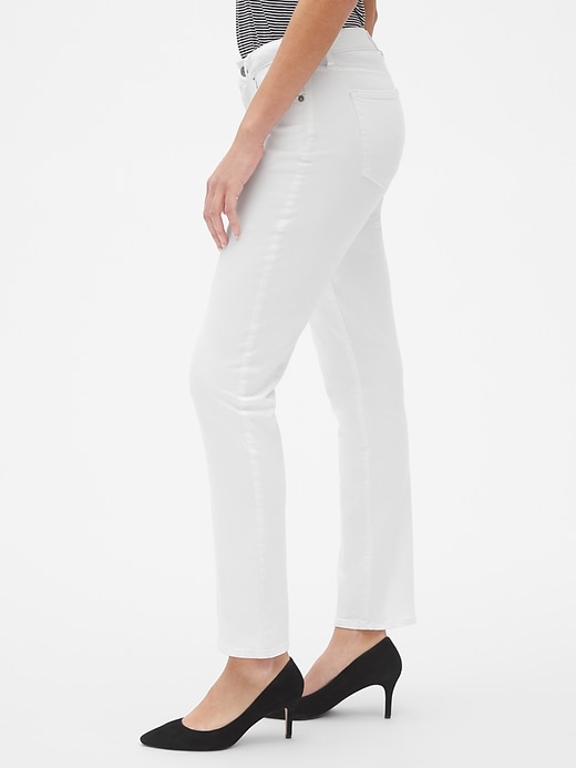 Image number 1 showing, Mid Rise Curvy Classic Straight Jeans