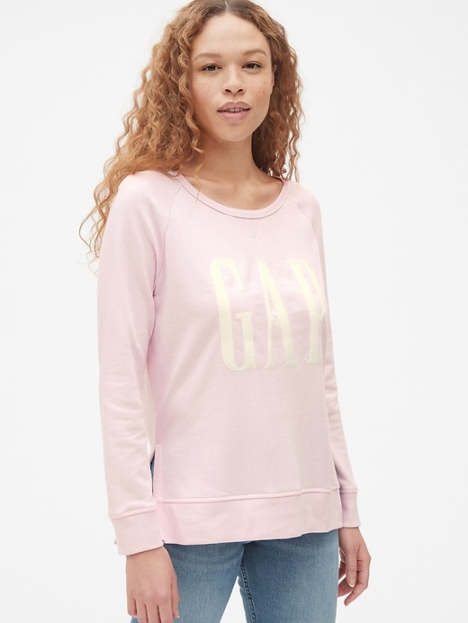 Image number 7 showing, Original Logo Embroidered Sweatshirt Tunic in French Terry