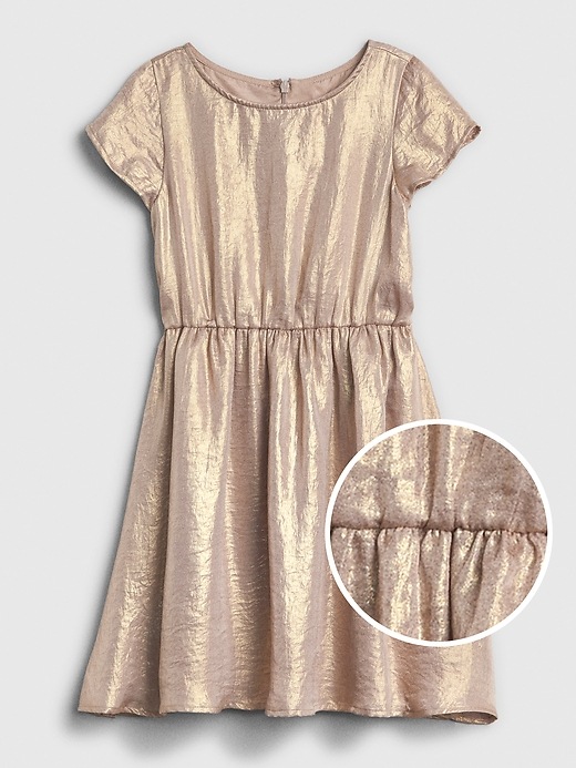 Image number 1 showing, Shimmer Fit and Flare Dress