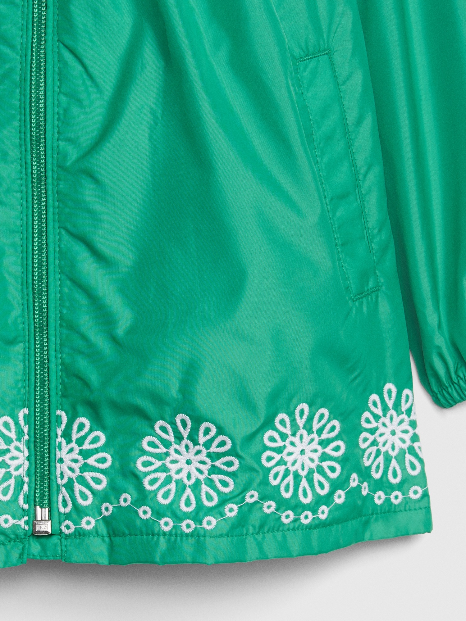 Toddler Embroidered Trim JerseyLined Windbuster Gap