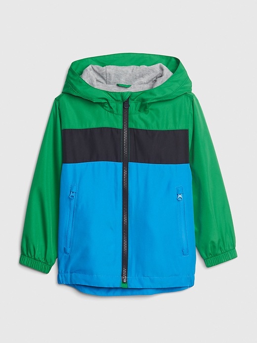 Toddler Colorblock Jersey-Lined Windbuster | Gap