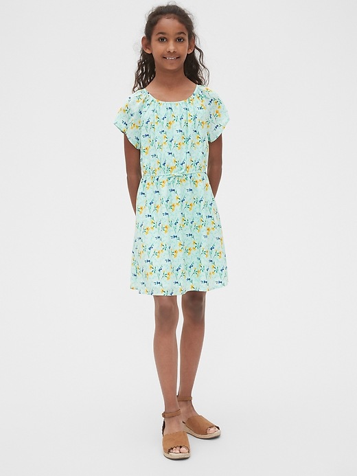 Image number 2 showing, Kids Floral Flutter Dress