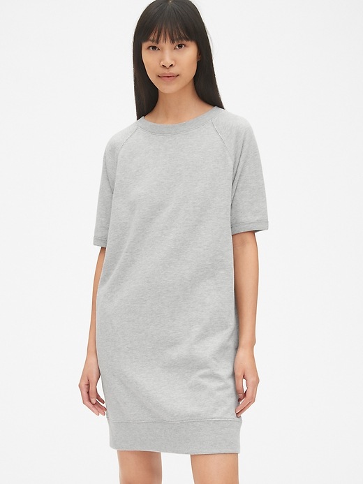 View large product image 1 of 1. Vintage Soft Short Sleeve Sweatshirt Dress