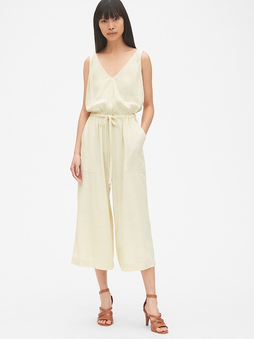 Image number 6 showing, Sleeveless Wide-Leg Jumpsuit