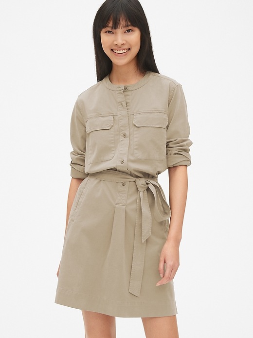 View large product image 1 of 1. Perfect Utility Pocket Shirtdress