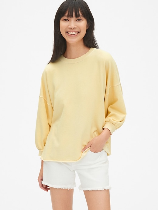 Vintage Soft Balloon Sleeve Pullover Sweatshirt | Gap