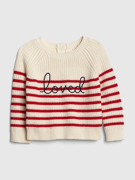 Image number 4 showing, Baby Stripe Ribbed Sweater