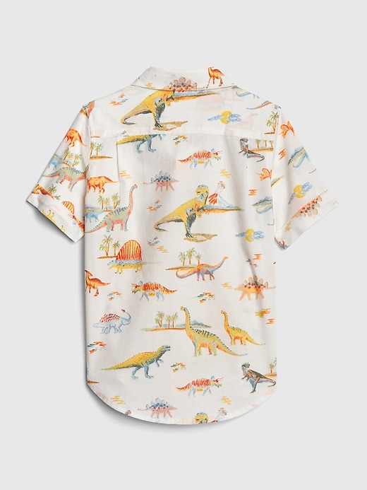 View large product image 2 of 3. Toddler Dino Short Sleeve Shirt
