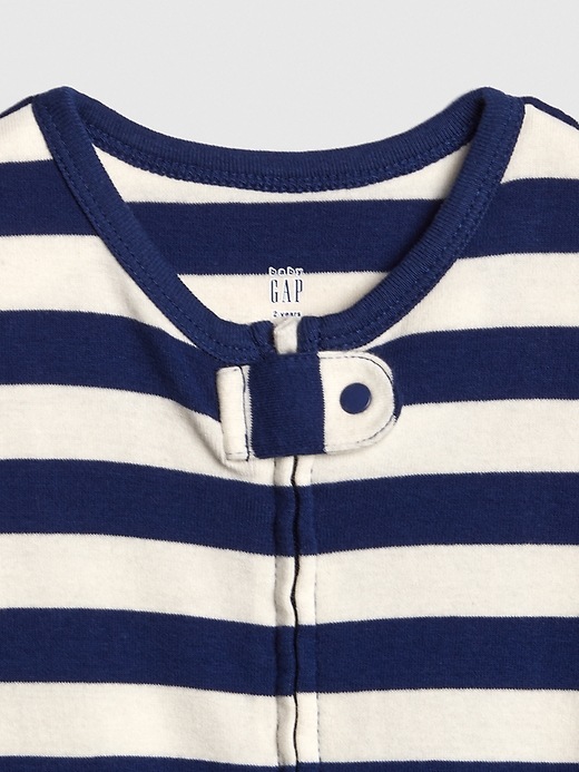 Image number 2 showing, babyGap Stripe Footed One-Piece