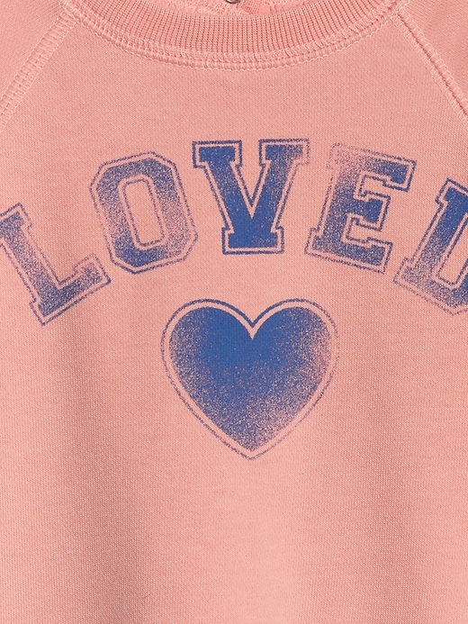 Image number 3 showing, Baby Graphic Sweatshirt In Fleece