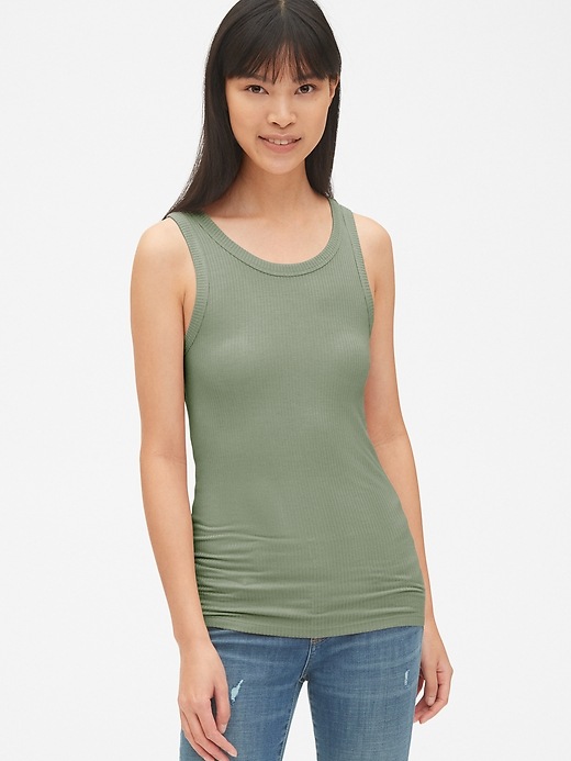 View large product image 1 of 1. Ribbed Tank Top