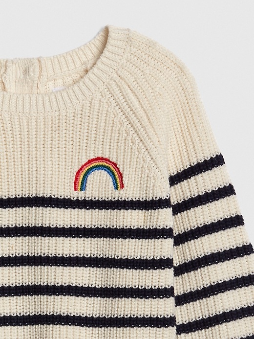 Image number 3 showing, Baby Stripe Ribbed Sweater
