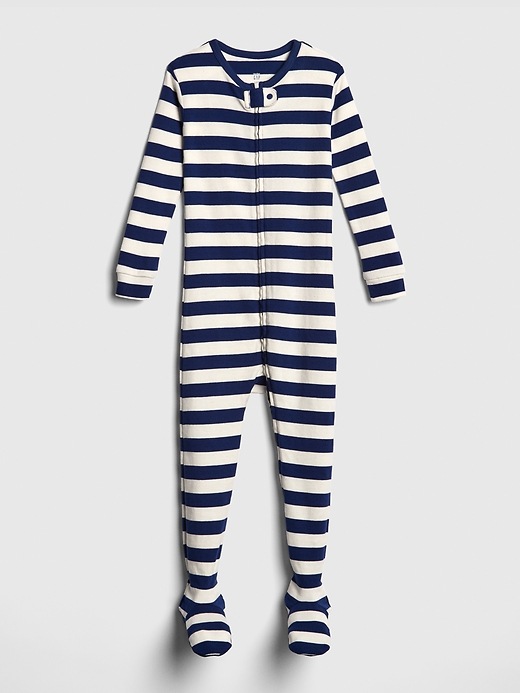 Image number 1 showing, babyGap Stripe Footed One-Piece
