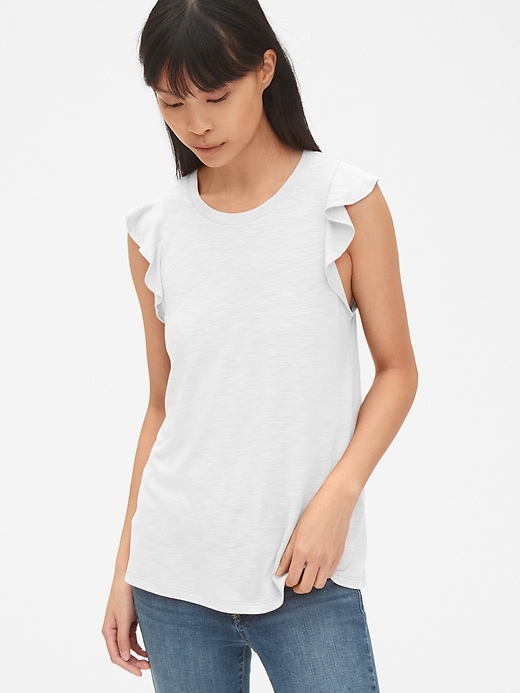 Soft Slub Flutter Tank Top Gap