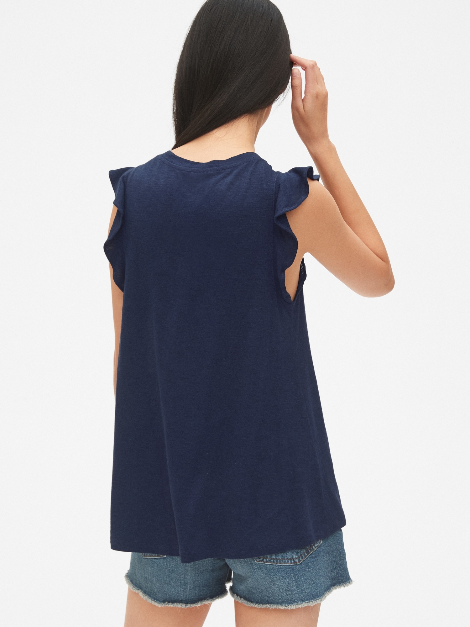 Soft Slub Flutter Tank Top Gap