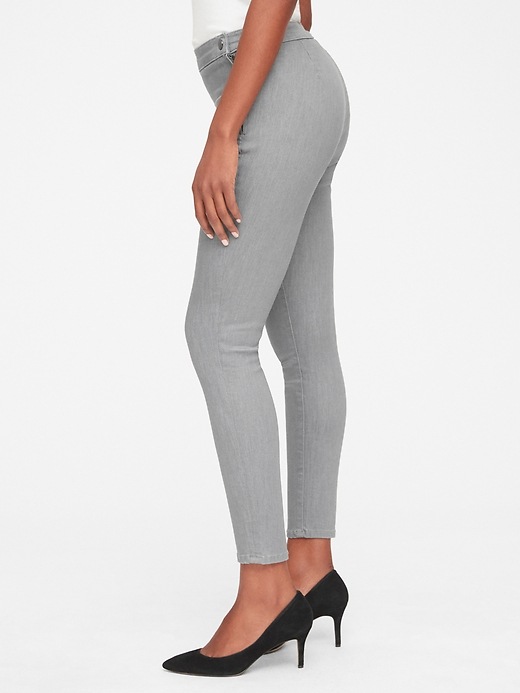 Image number 1 showing, High Rise True Skinny Ankle Jeans in Sculpt