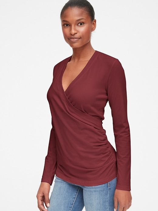 Image number 6 showing, Maternity Crossover Nursing Top