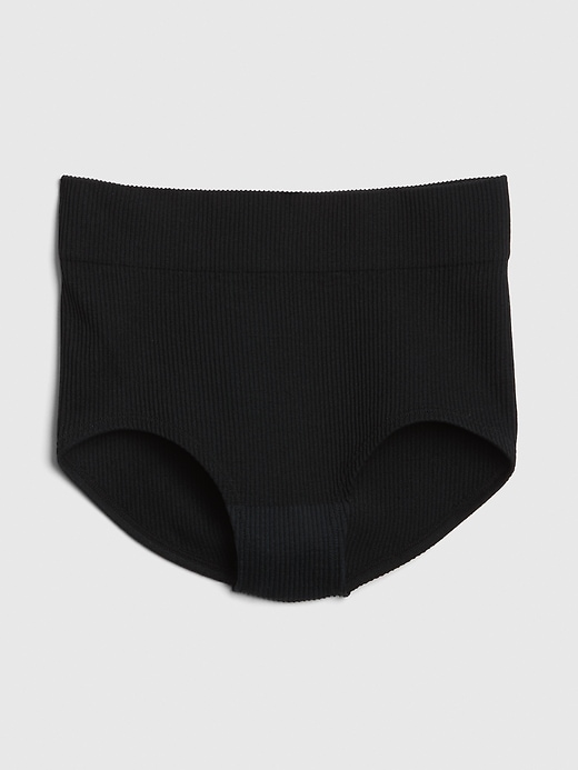 Image number 1 showing, Seamless Ribbed High Rise Brief