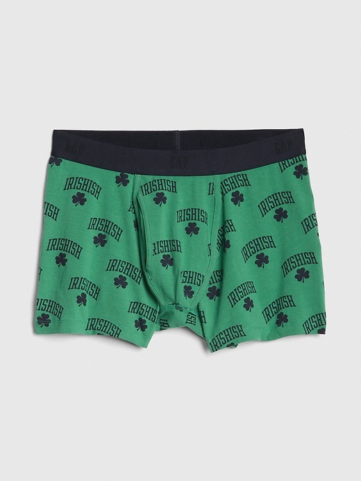View large product image 1 of 1. 3" Print Boxer Brief Trunks