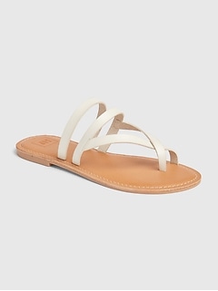 gap white sandals