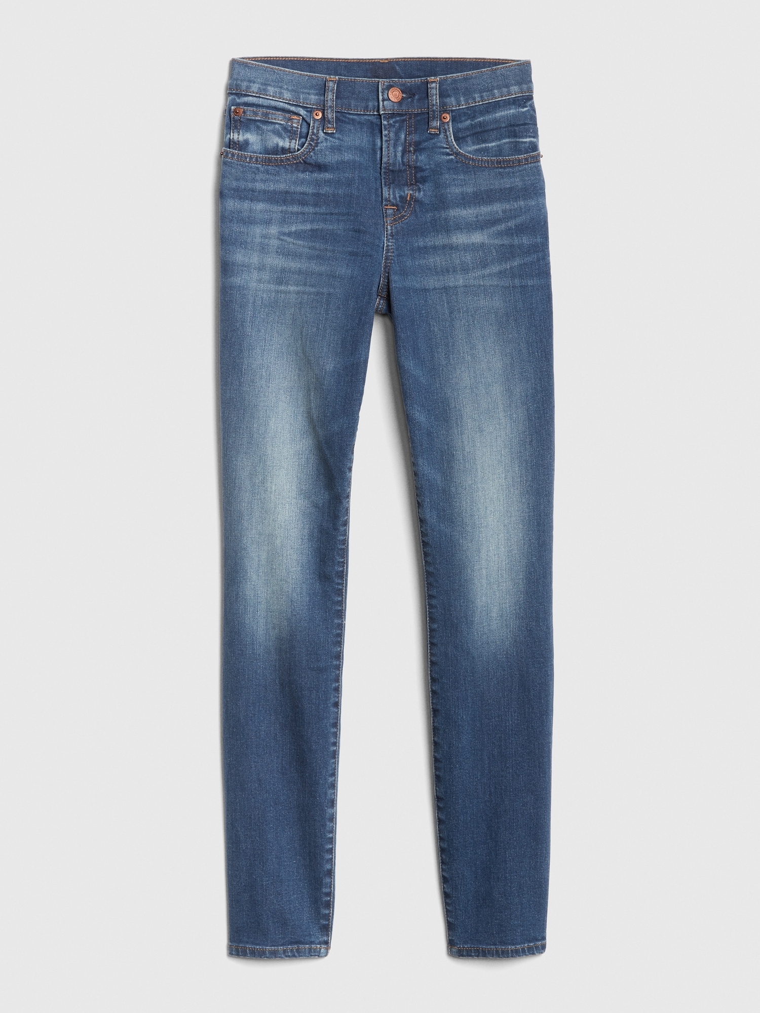 gap mid rise true skinny