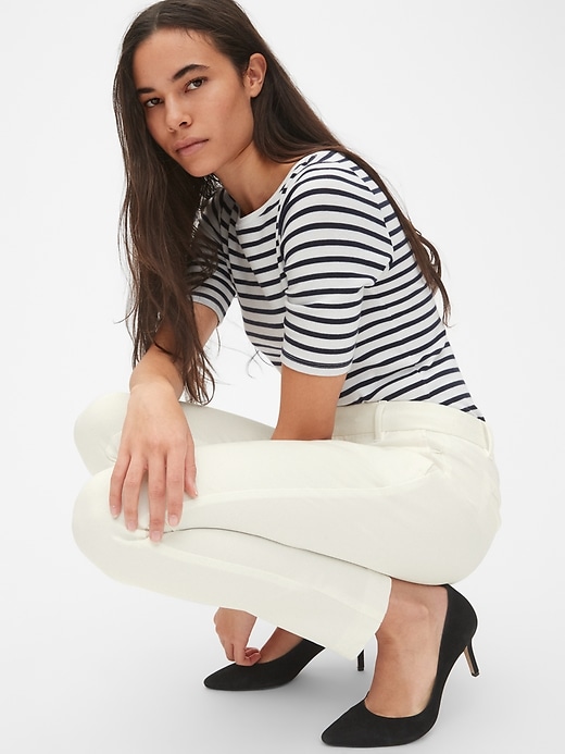 Image number 5 showing, Skinny Ankle Pants with Secret Smoothing Pockets