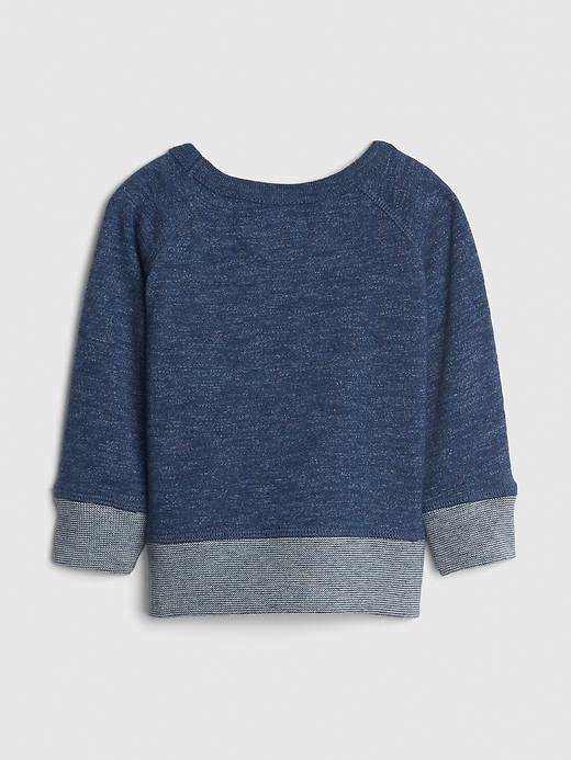 Image number 2 showing, Baby Marled Sweatshirt In Fleece