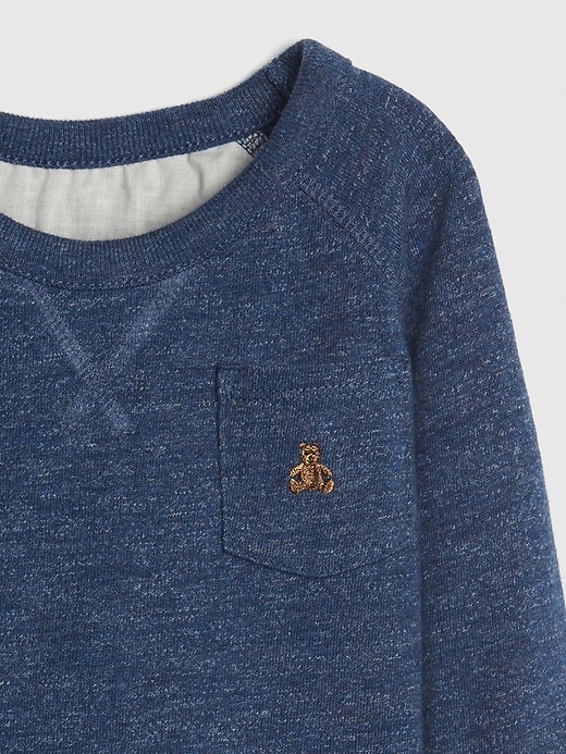 Image number 3 showing, Baby Marled Sweatshirt In Fleece