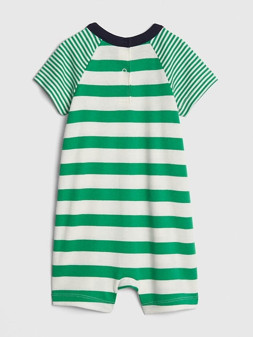 Image number 2 showing, Baby Stripe Shorty One-Piece