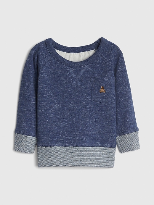 Image number 1 showing, Baby Marled Sweatshirt In Fleece