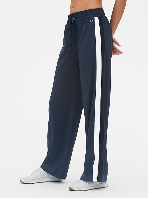 View large product image 1 of 1. GapFit Side-Stripe Track Pants