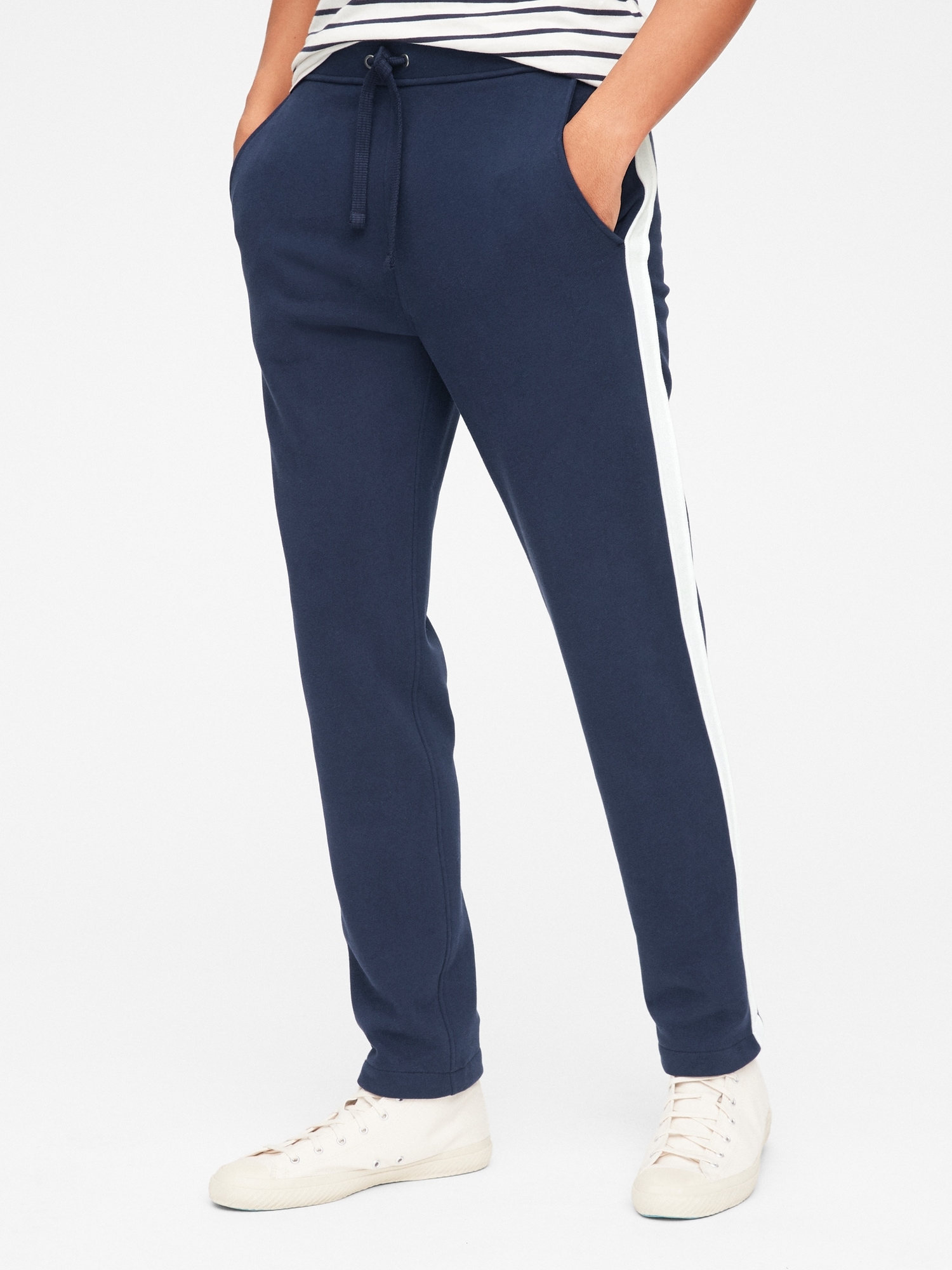 Vintage Soft Side Stripe Sweatpants in Slim Fit Gap