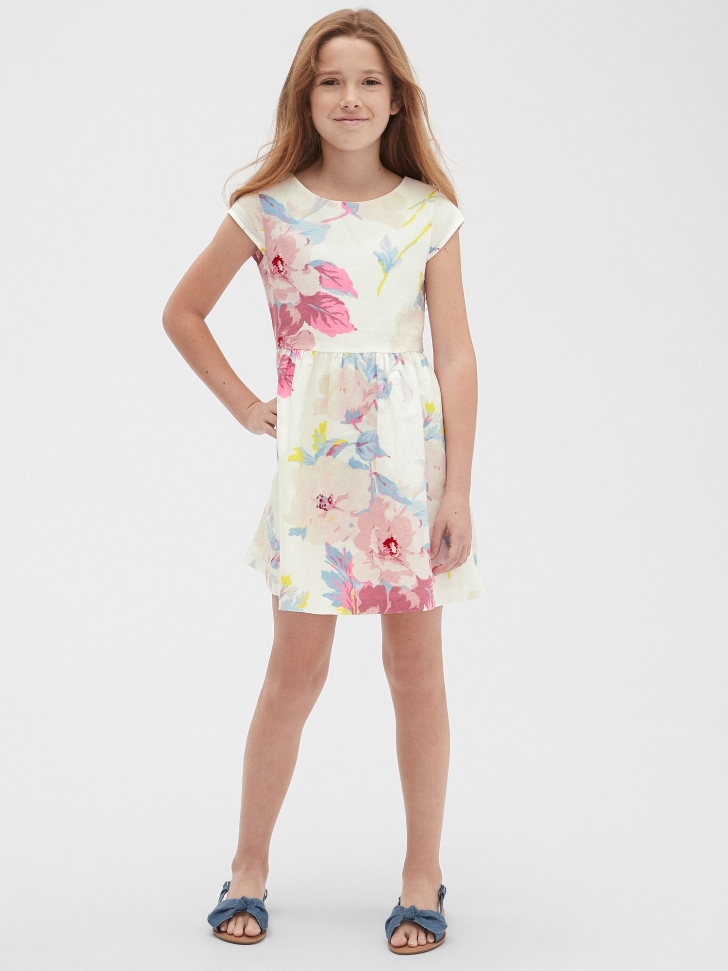 Kids Twist-Back Dress | Gap