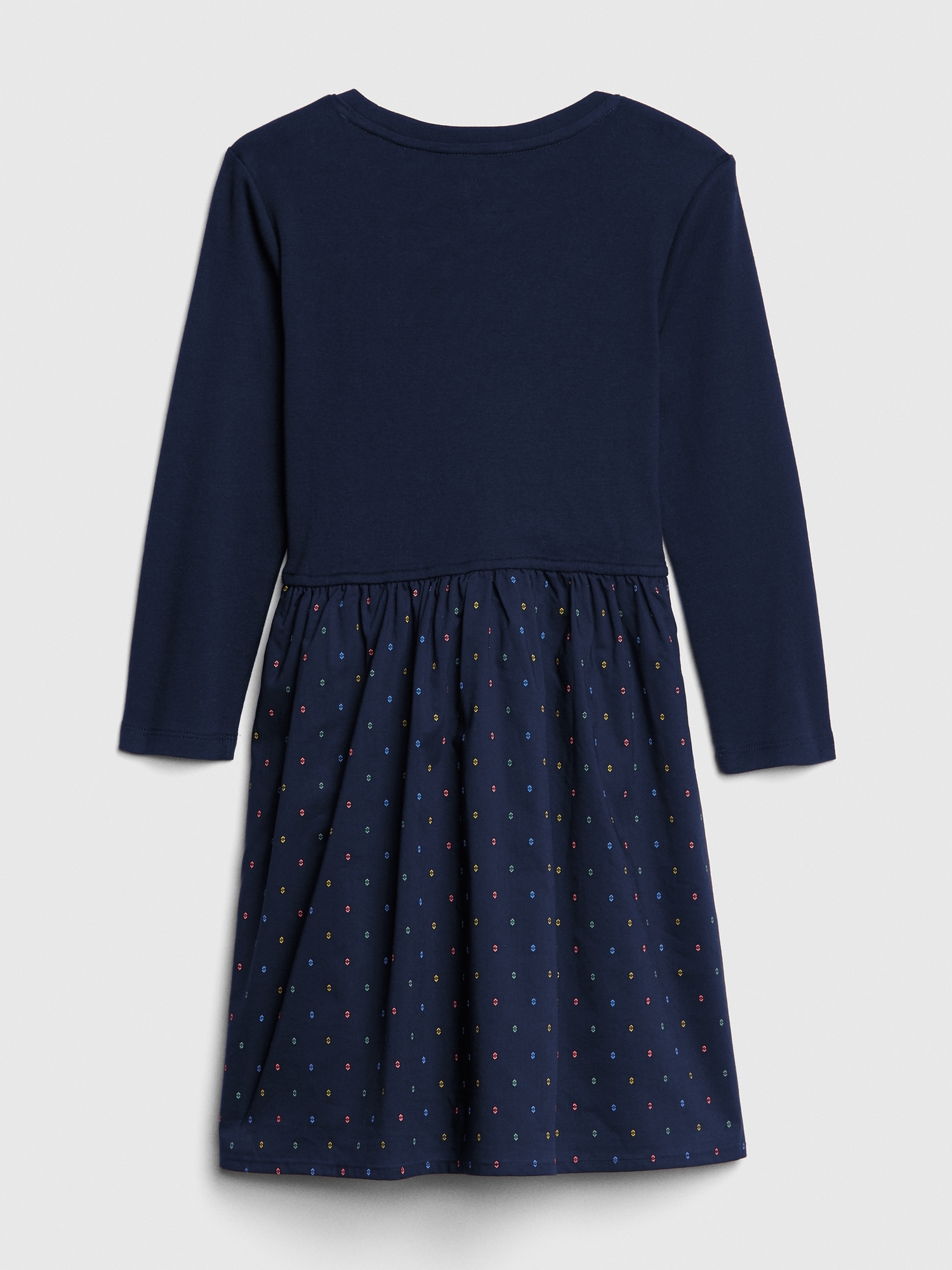 Kids Mix Fabric Dress Gap