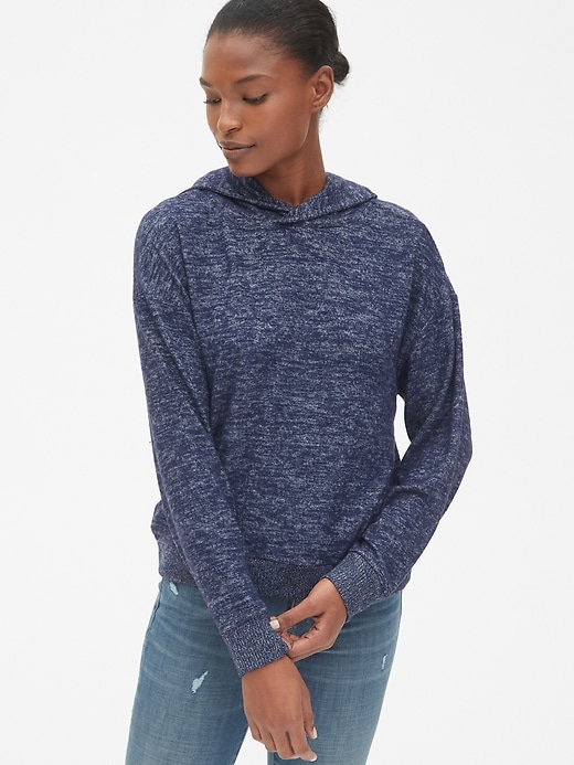 Softspun Crop Pullover Hoodie Gap