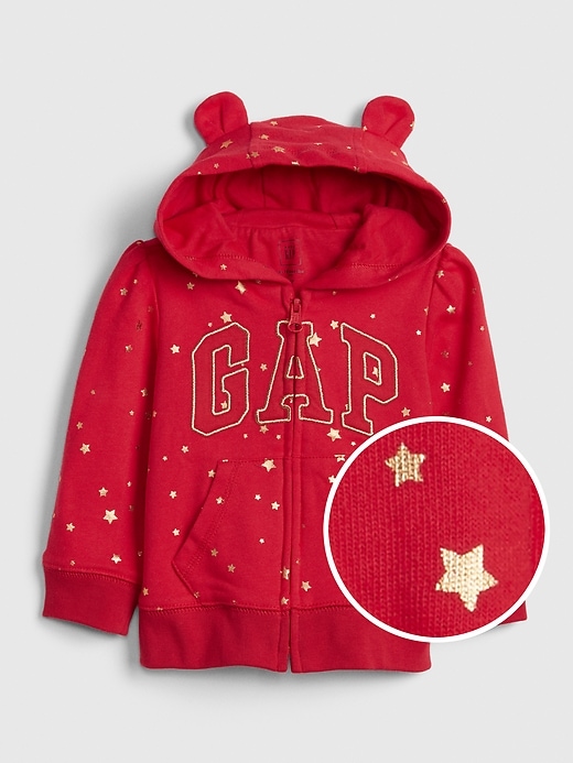 Image number 1 showing, Baby Gap Logo Star-Foil Sweatshirt