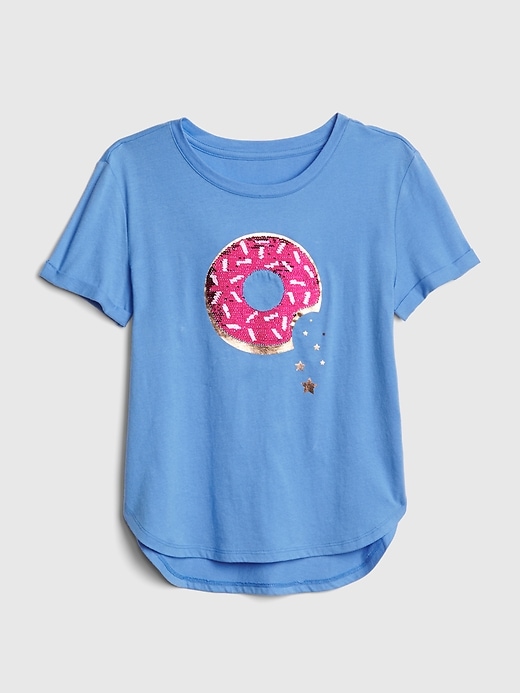 Image number 2 showing, Kids Flippy Sequin Graphic T-Shirt