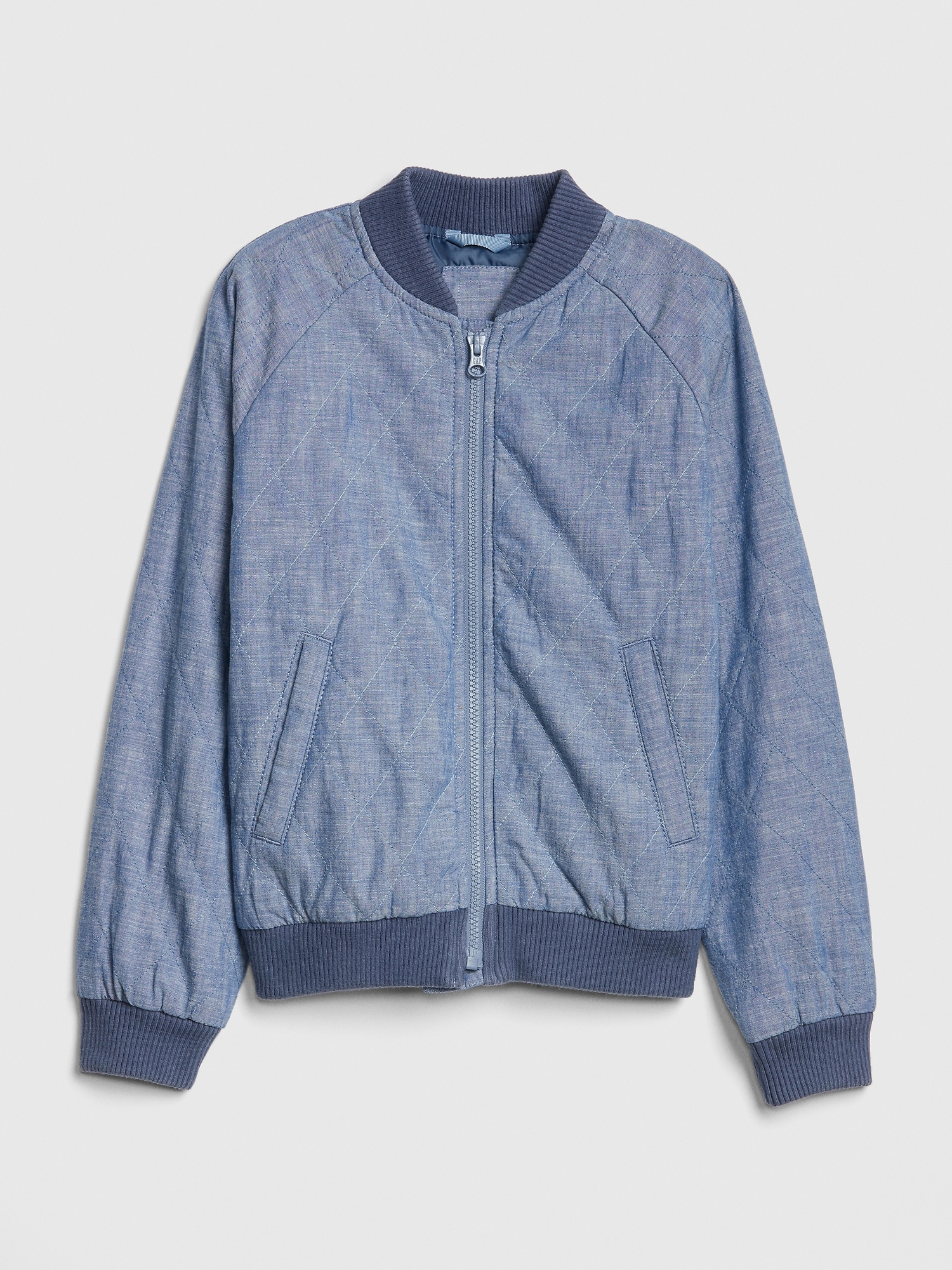 Chambray bomber hotsell jacket