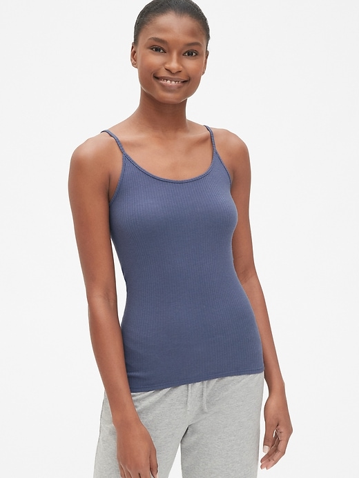 View large product image 1 of 1. First Layer Essentials Ribbed Cami