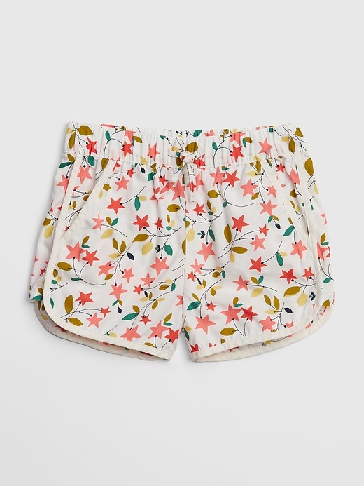 Image number 1 showing, Toddler Floral Print Shorts In Twill