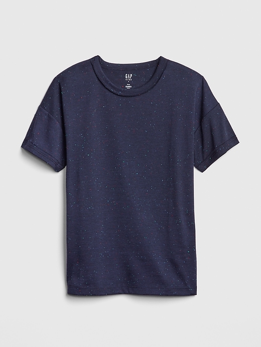 1 of 8 showing, with the color dark night of product Kids Short Sleeve Pj T-Shirt
