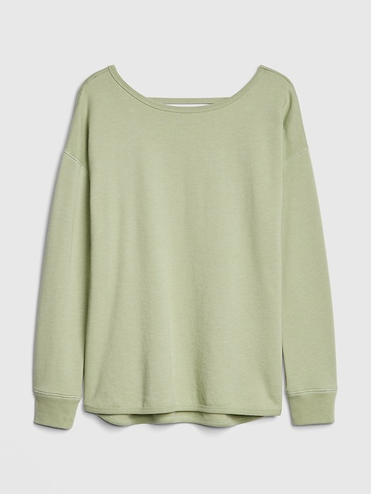 Image number 6 showing, Vintage Soft V-Back Pullover Sweatshirt