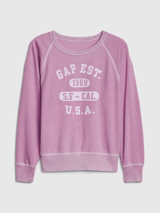 Image number 6 showing, Vintage Soft Gap Athletic Logo Raglan Sweatshirt