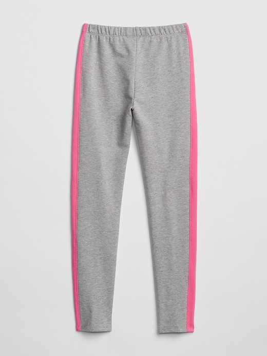 Kids Panel Leggings in French Terry Gap