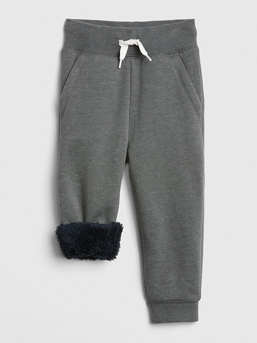 Image number 1 showing, Sherpa-Lined Pull-On Pants