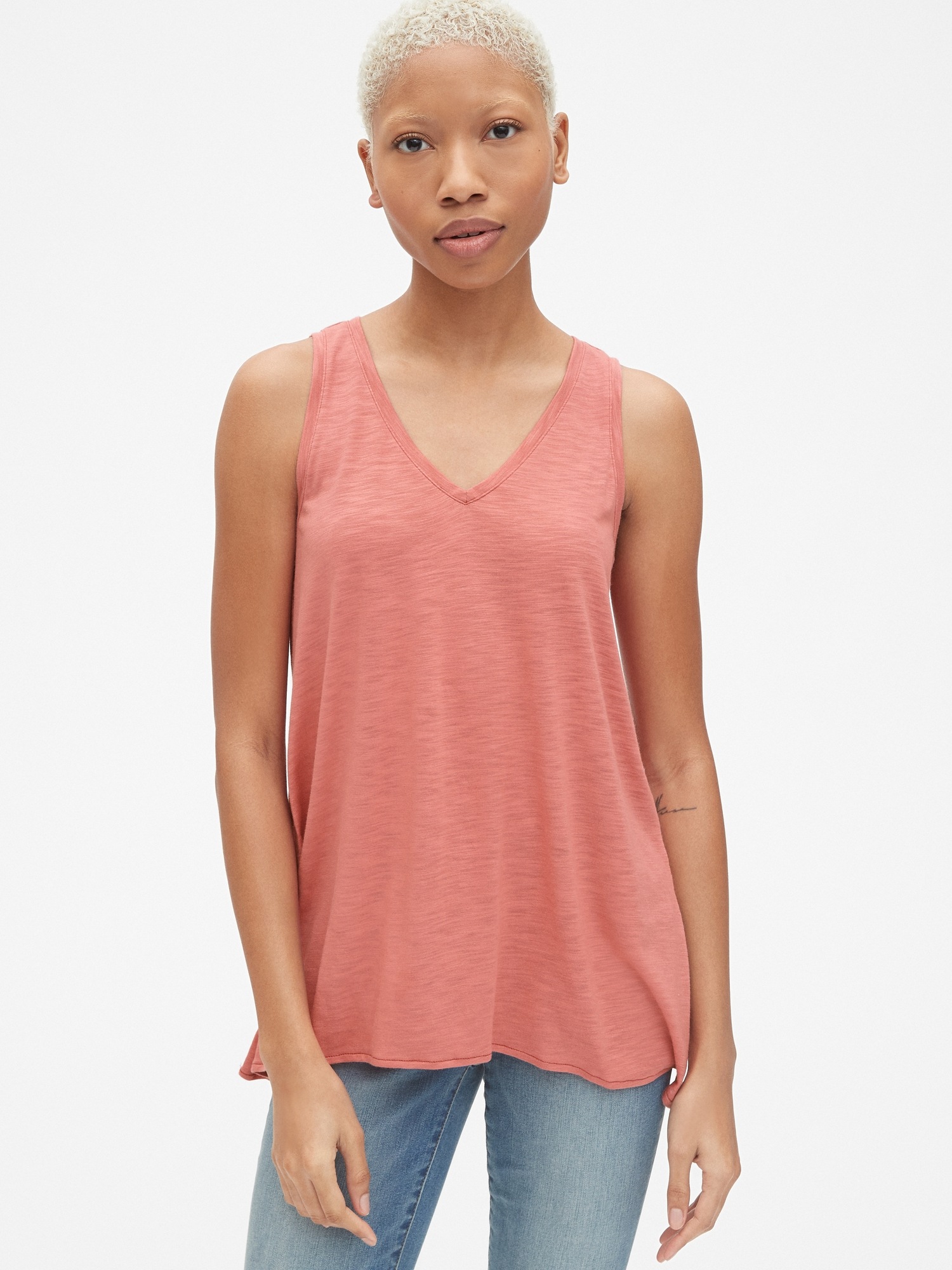 MixFabric VNeck Tank Top Gap